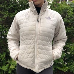 The North Face Beige Puffer Jacket